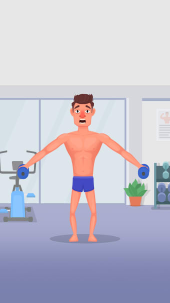 Muscle Man Clicker-Gym Workout