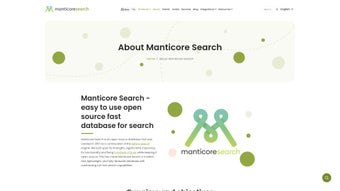 Image 0 for Manticore Search