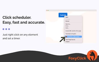 Auto Click Scheduler - FoxyClick