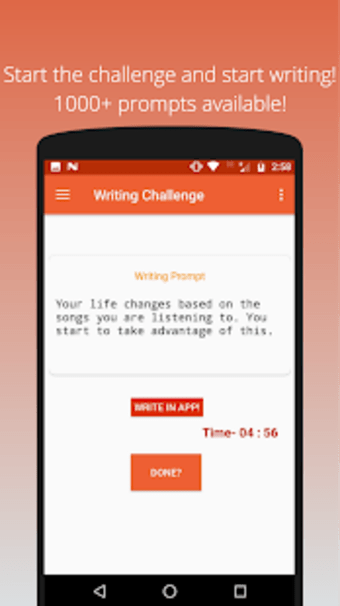 Writing Challenge - Writing Prompts  Writing Pad