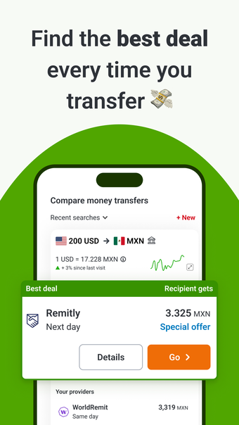 Monito: Money Transfer Deals