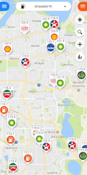 Fuel Map Australia