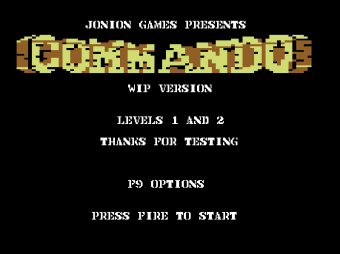 C64 Commando Remake