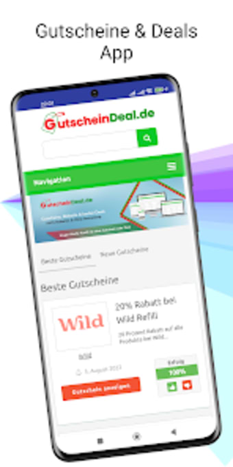 Gutscheine  Deals App