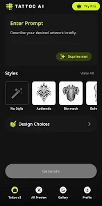 Tattoo AI - Tattoo Generator