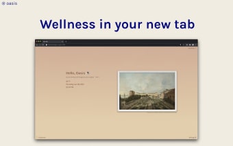 Oasis ❊ Wellness in your New Tab