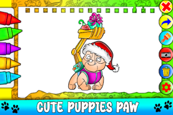 PuppyPatrol Coloring Game Paws