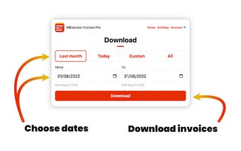 Invoices for AliExpress