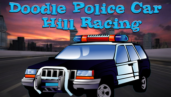 Doodle Police Car Hill Racing Free Game