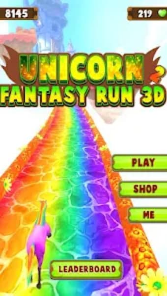 Unicorn Fantasy Run 3D 2