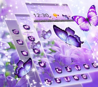 Shiny Colorful Butterfly Theme