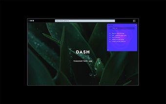 dash - transient todo and notes app