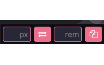 px <-> rem converter