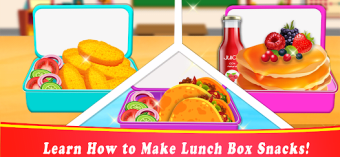 School Lunch Food Cooking Game