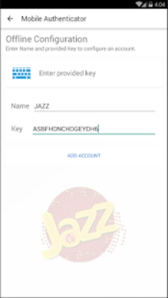Jazz Mobile Authenticator