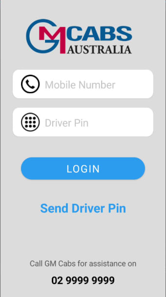GM Cabs Driver App