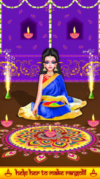 Indian Celebrity Fashion Doll Diwali Celebration