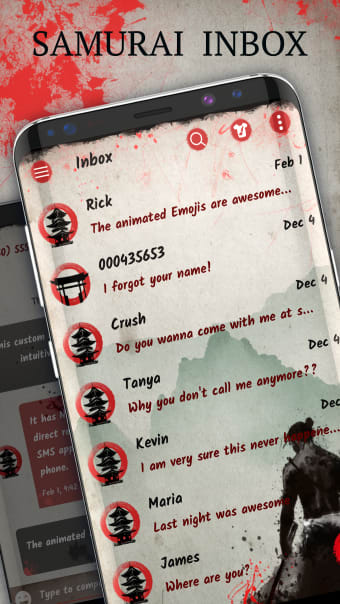 Samurai SMS theme