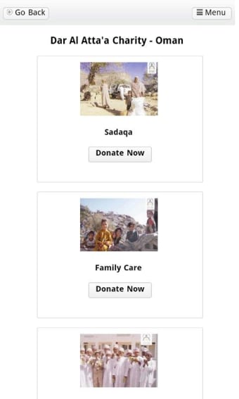 Official Donations App (Oman)