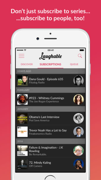 Laughable - Comedy Podcast Player