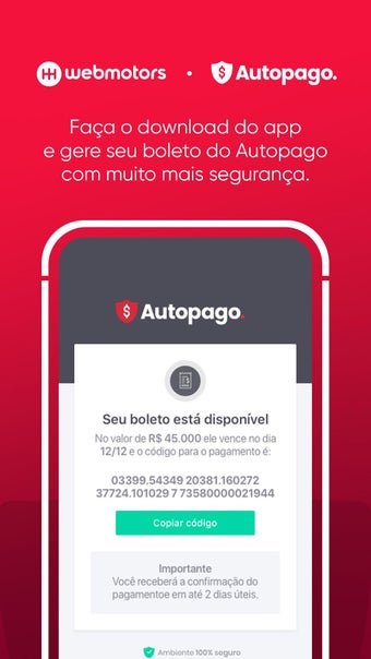 Webmotors Autopago - Boleto Se