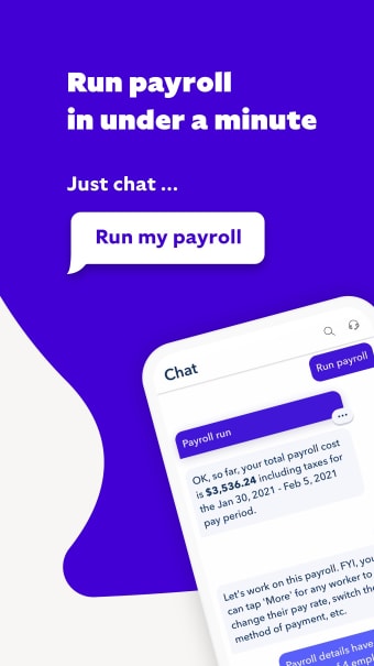 Roll by ADP  Chat-based Payroll App