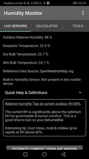 Humidity Monitor