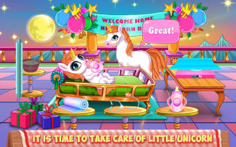 Cute Unicorn Welcome Party