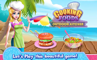 Cooking Foods in Outdoor Kitchen