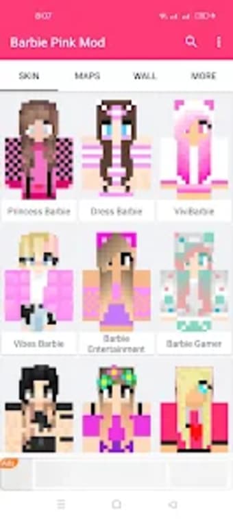 Barbie Pink House Minecraft PE