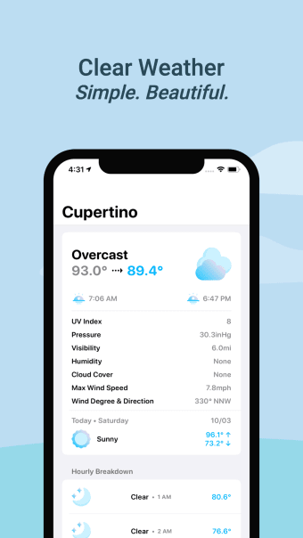 Clear - Weather Simplified