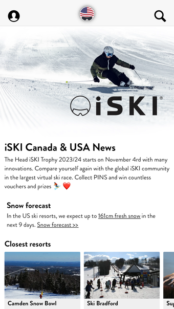 iSKI USA - Ski Snow Track