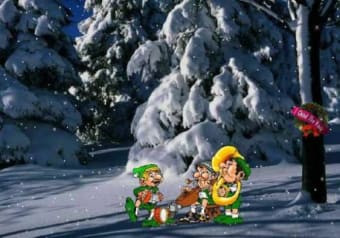 Happy Holidays 2001 Screensaver