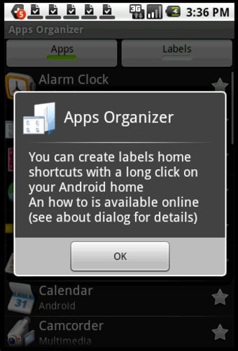 Apps Organizer