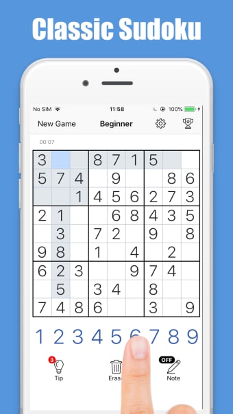 :- Sudoku - Classic Soduku