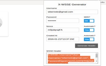 WSSE Generator