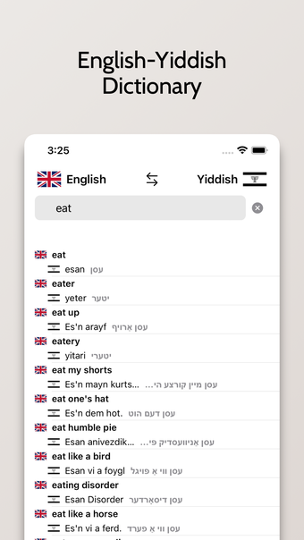 Yiddish-English Dictionary