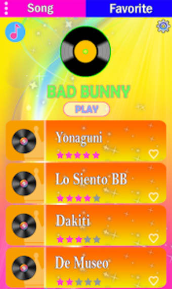 Bad bunny piano game
