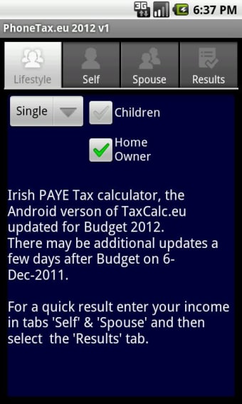 PhoneTax.eu Irish PAYE TaxCalc
