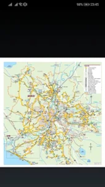 Rome Suburban Bus Map