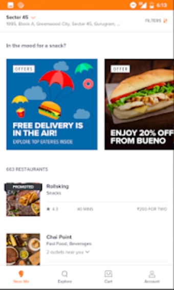 All in one food ordering app  Order food online