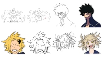 How to draw My Academia