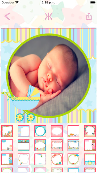 Baby frames to cards