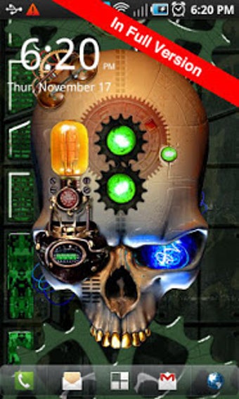 Steampunk Skull Free Wallpaper