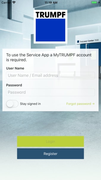 TRUMPF Service App