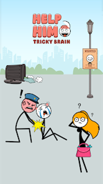 Help Him: Tricky Brain