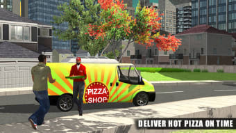 Pizza Delivery Van Simulator - City  Offroad Driving Adventure