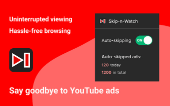 AdBlock for Youtube: Skip-n-Watch