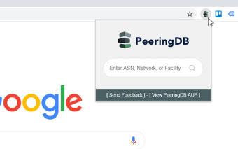 Search in PeeringDB