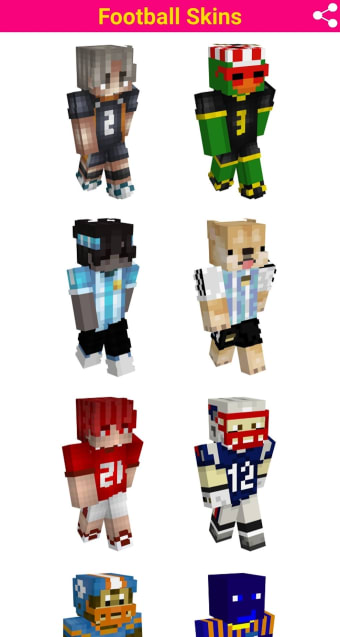 Football Skins For Minecraft